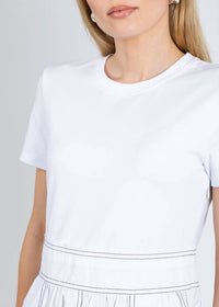 Elliott Lauren - Knit Woven Combo Dress