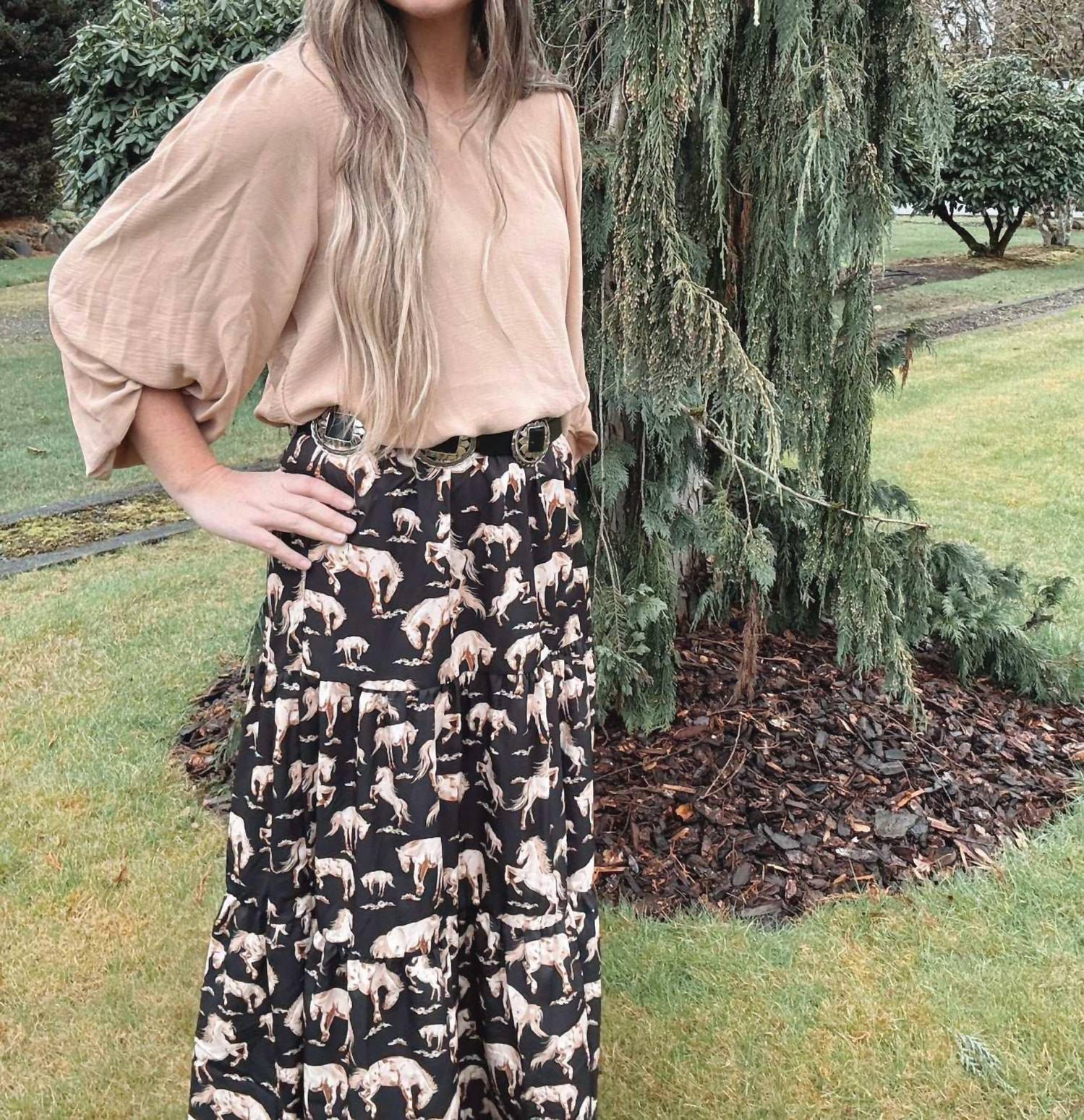 Blue Buttercup - Wide Sleeve Top