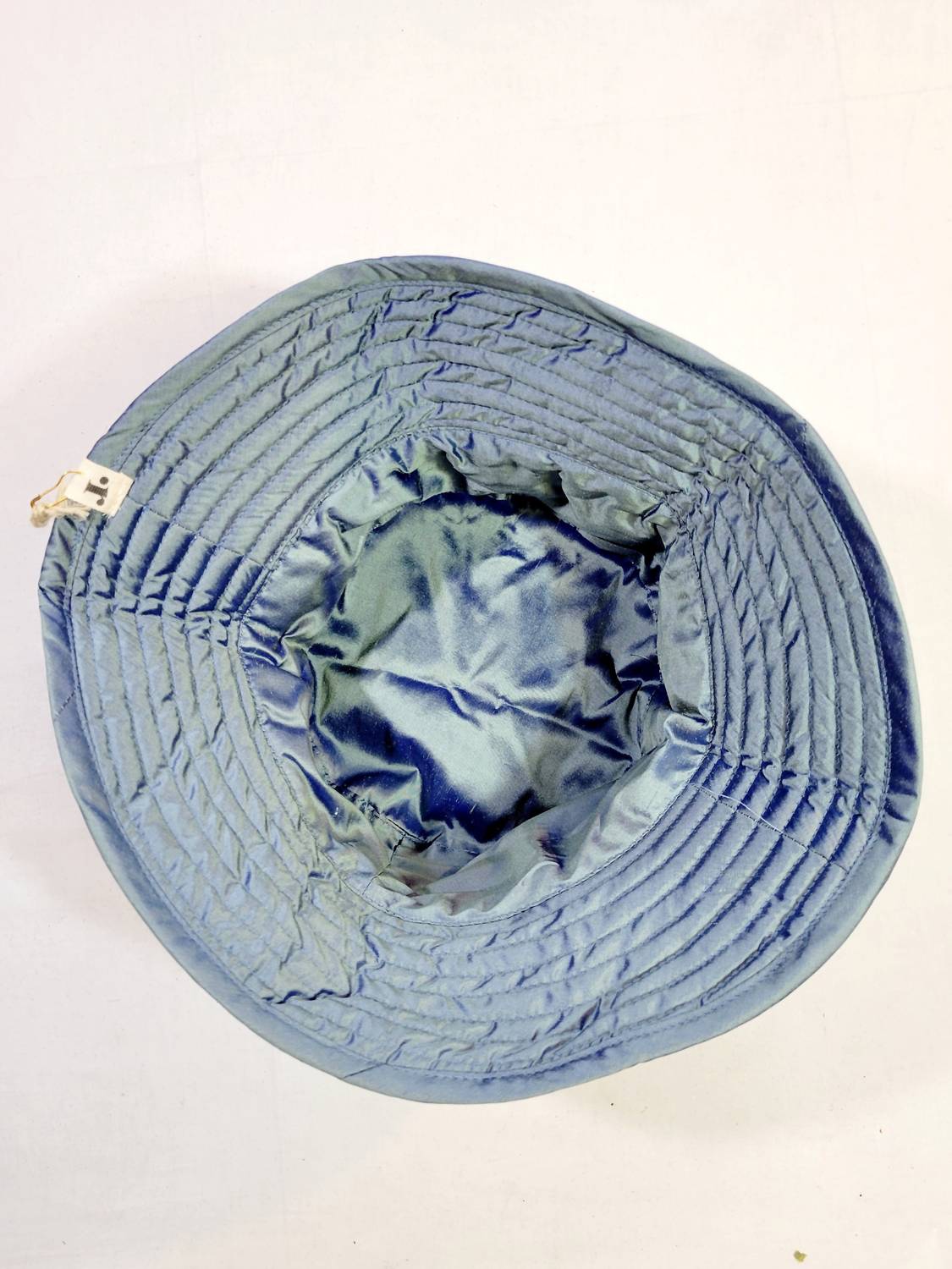 Romualda - Women's Bleu Glace Boa Bucket Hat