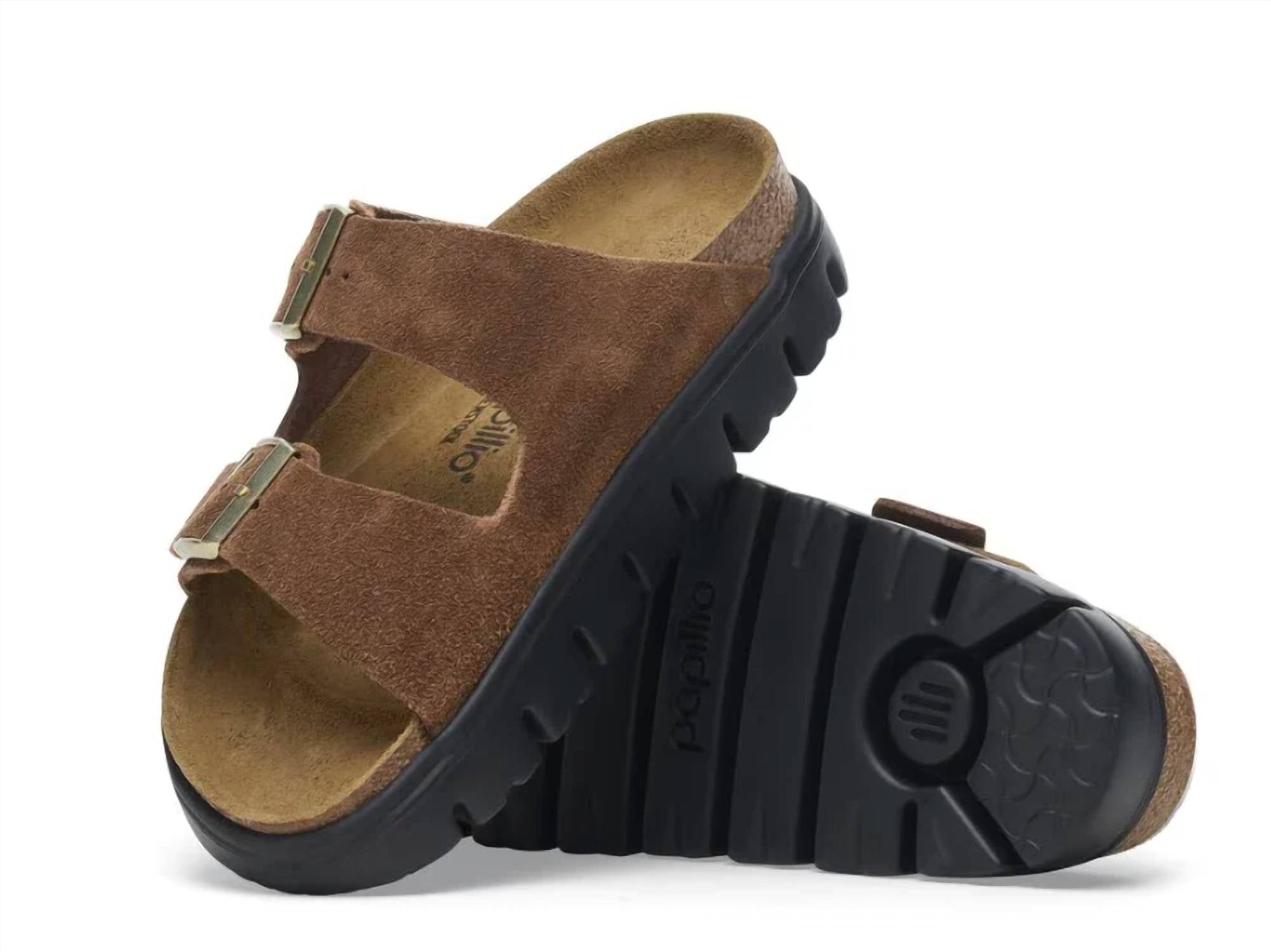 Birkenstock - Women's Papillio Arizona Chunky Suede Leather Sandals