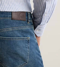 Peter Millar - Vintage Washed Five-pocket Denim Jeans