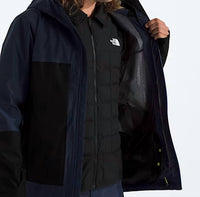 THE NORTH FACE Thermoball Snow Triclimate Jacket in summit navy black - men's jacket - alternate view