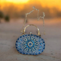 Ramla - Women's Crystal Evening Purse
