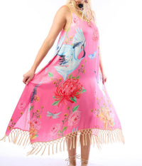 Aratta - Crane Floral Print Dress