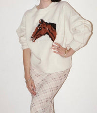 Bailey Rose - Horse Knit Sweater