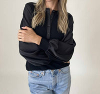 Six/Fifty - Janie Satin Sleeve Top