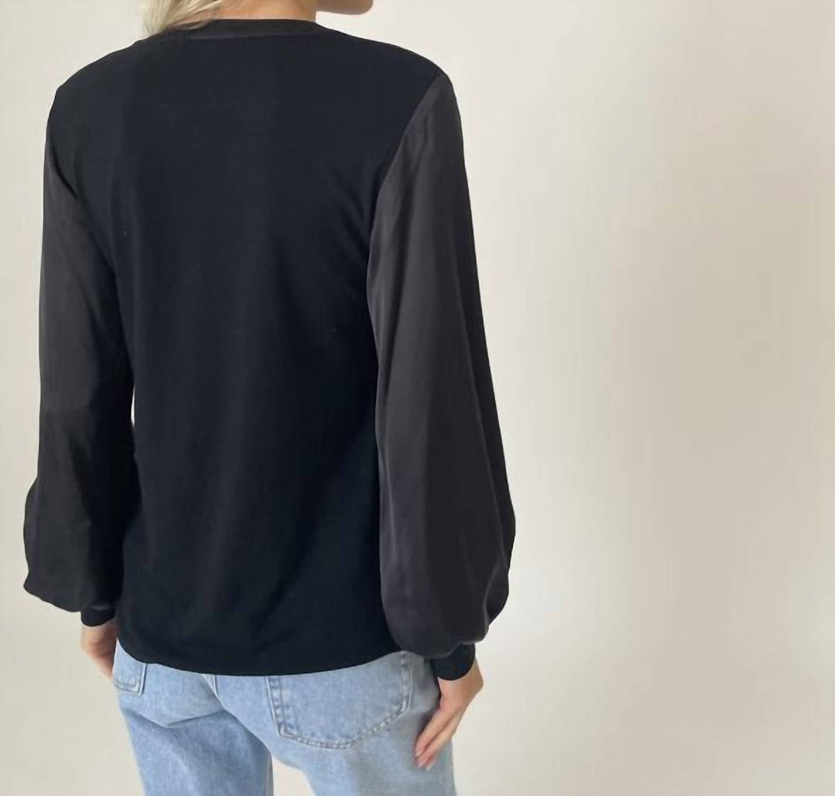 Six/Fifty - Janie Satin Sleeve Top