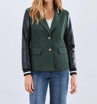 Fdj - Melinda Mixed Media Blazer