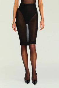 SER.O.YA Lucille Skirt in black - women's skirt