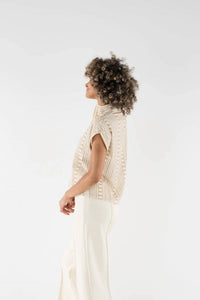 Emily Mccarthy - Riviera Short Dolman Sleeves Top