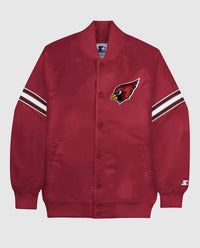 Starter - Men's Arizona Cardinals Satin Full-snap Jacket
