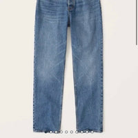 Abercrombie & Fitch - Vintage Stretch Denim High Rise Dad Jeans