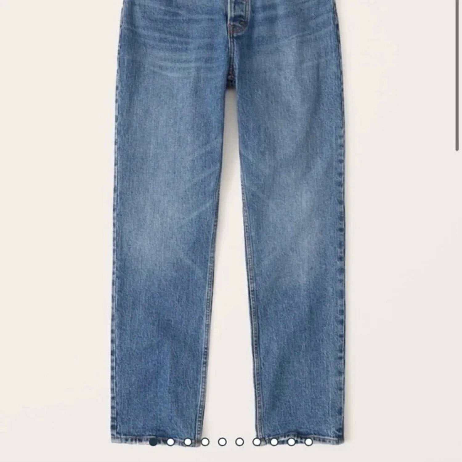 Abercrombie & Fitch - Vintage Stretch Denim High Rise Dad Jeans