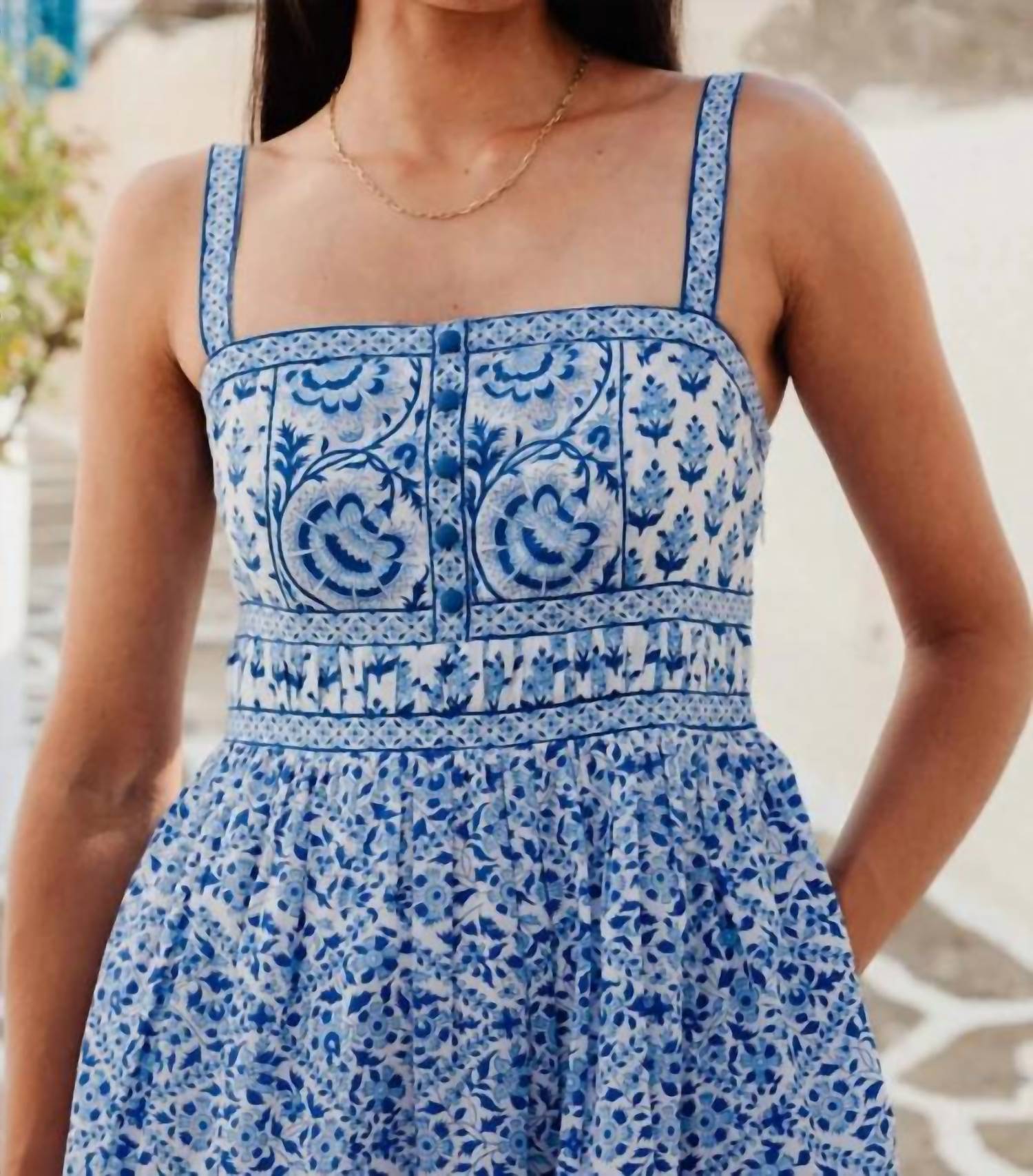 Pink City Prints - Nuri Midi Dress