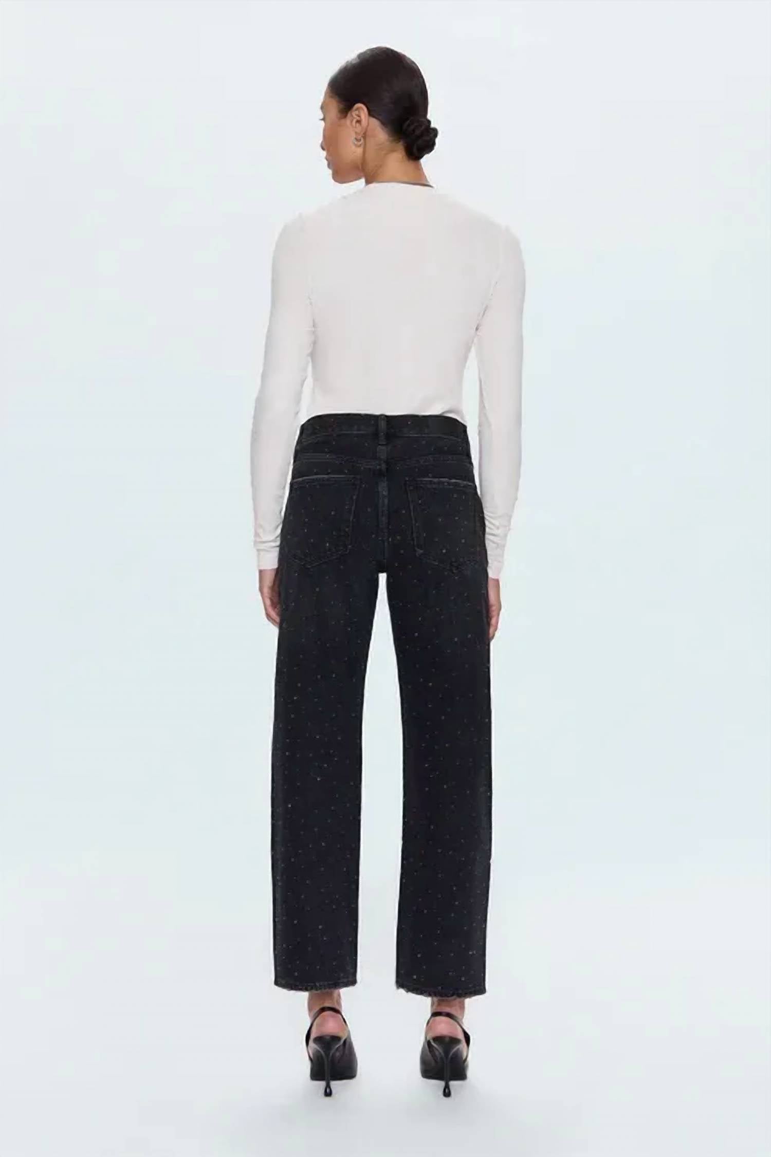 Pistola - Lexi Mid-Rise Bowed Straight Jean