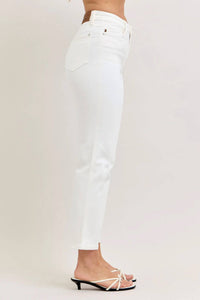 Judy Blue - High-rise Tummy Control Ankle Straight Jean