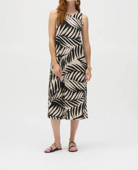 Joseph Ribkoff - Tropical Print Midi A-line Dress