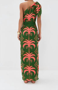 Johanna Ortiz - Seaweed Linen Ankle Dress
