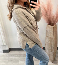 Staccato - Mushroom Sweater With Hoodie