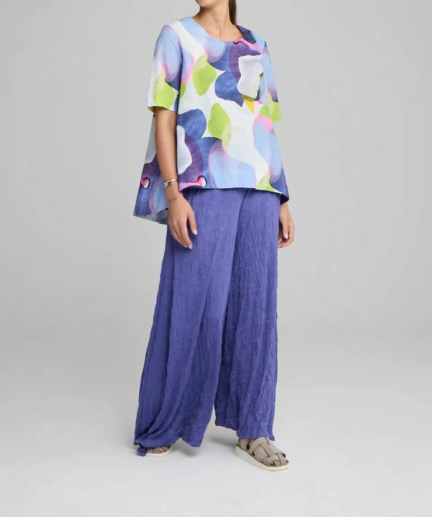 Luukaa - Talora Wrinkled Jersey Pants