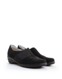 Waldlaufer Women's Fame Slip On Shoes in black - women's flats - alternate view