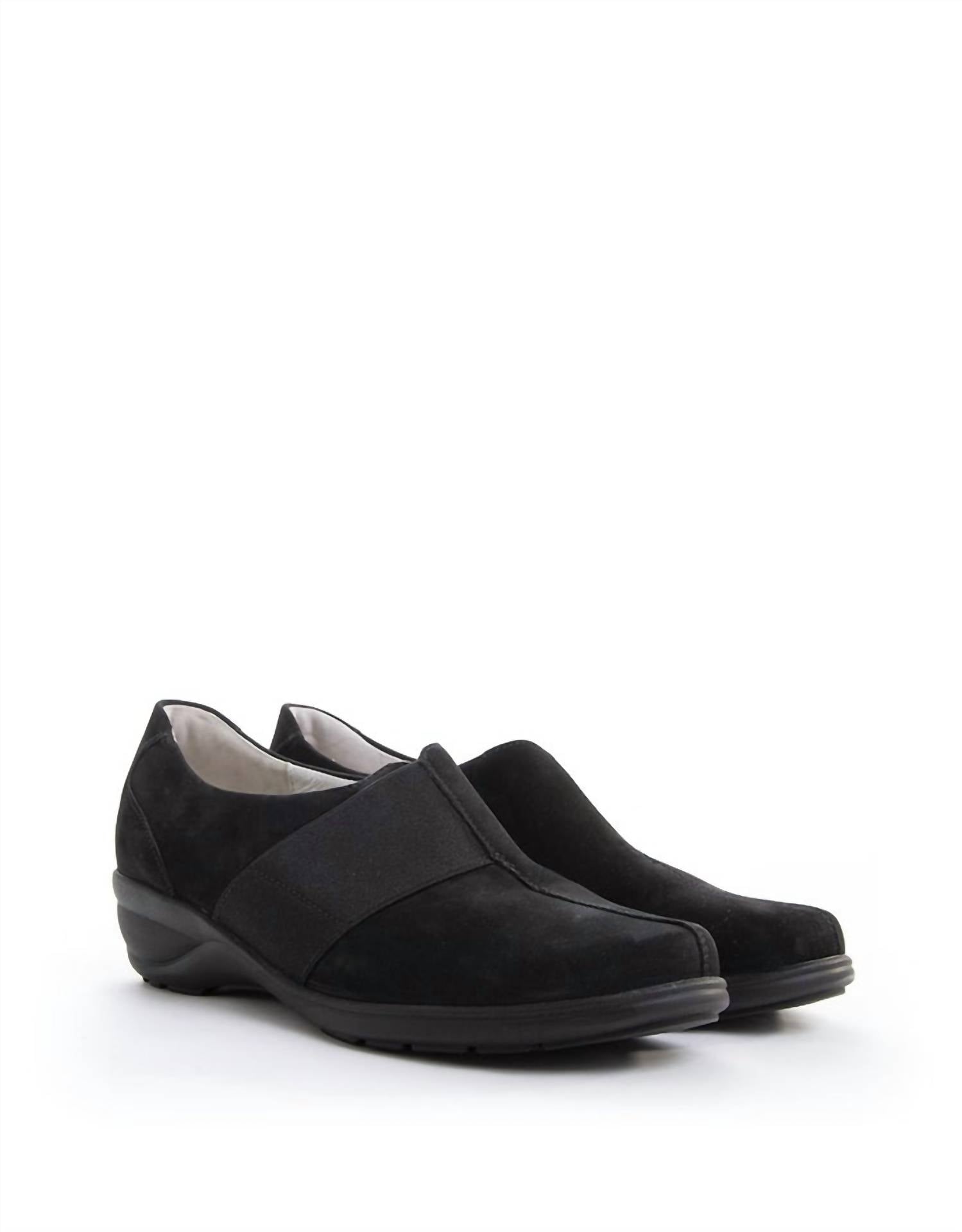 Waldlaufer Women's Fame Slip On Shoes in black - women's flats - alternate view