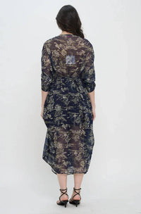 Meet Me In Santorini - Winter Odyssey Maxi Dress