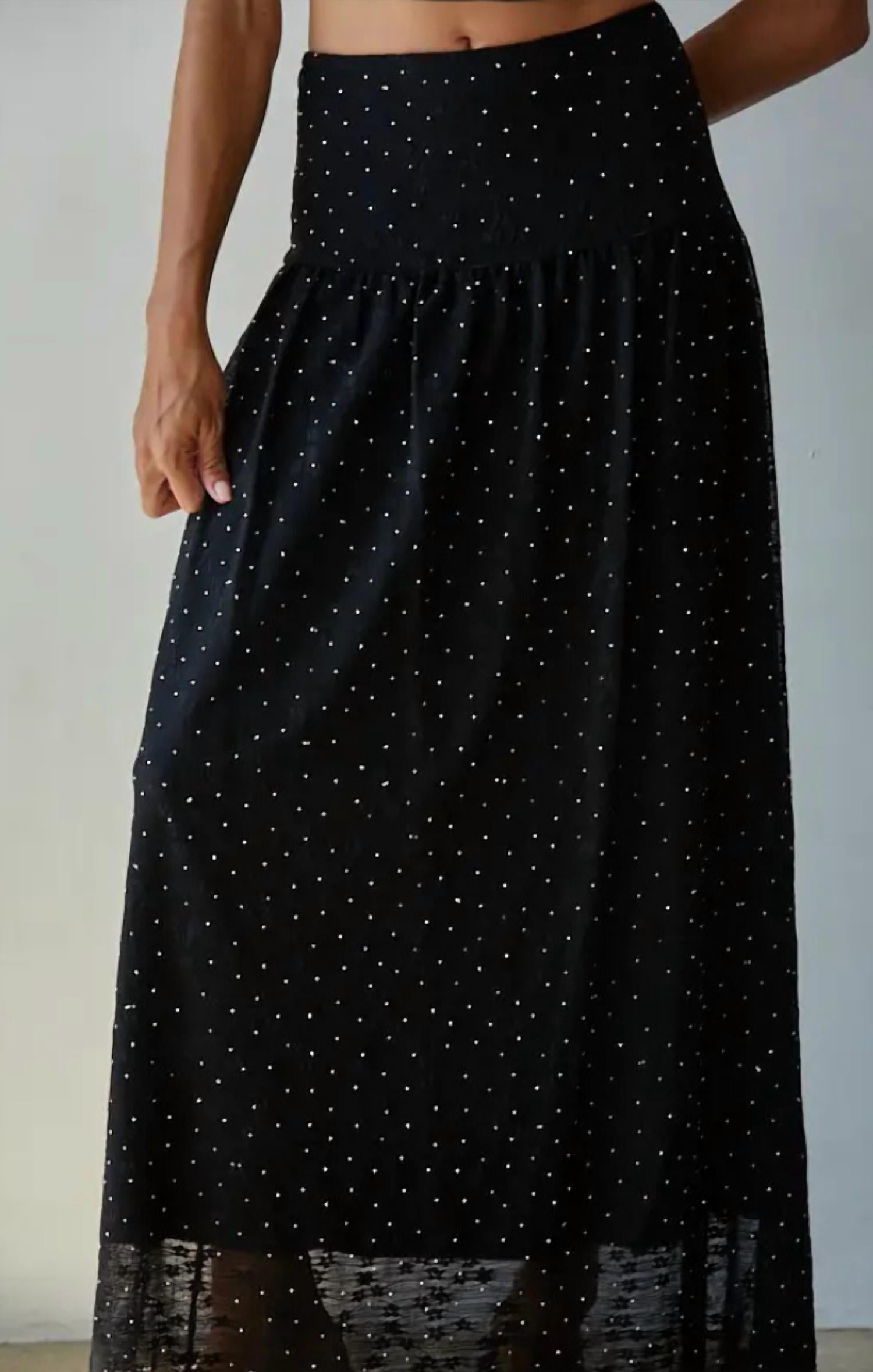 Mint Exclusives - Emily Beaded Midi Skirt