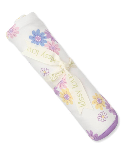 Kissy Kissy - Floral Delight Baby Blanket