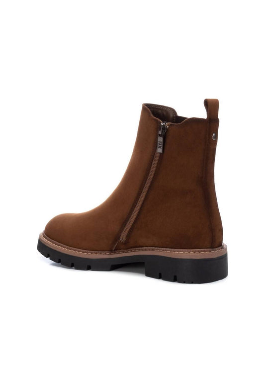 Xti - Women's Suede Ankle Booties