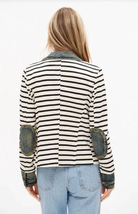 Six/Fifty - Veronica Mixed Media Blazer