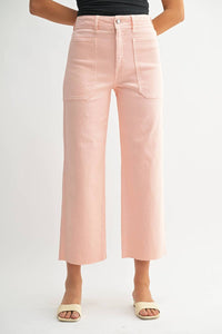 Just Black Denim - High Rise Wide Leg Denim Jeans