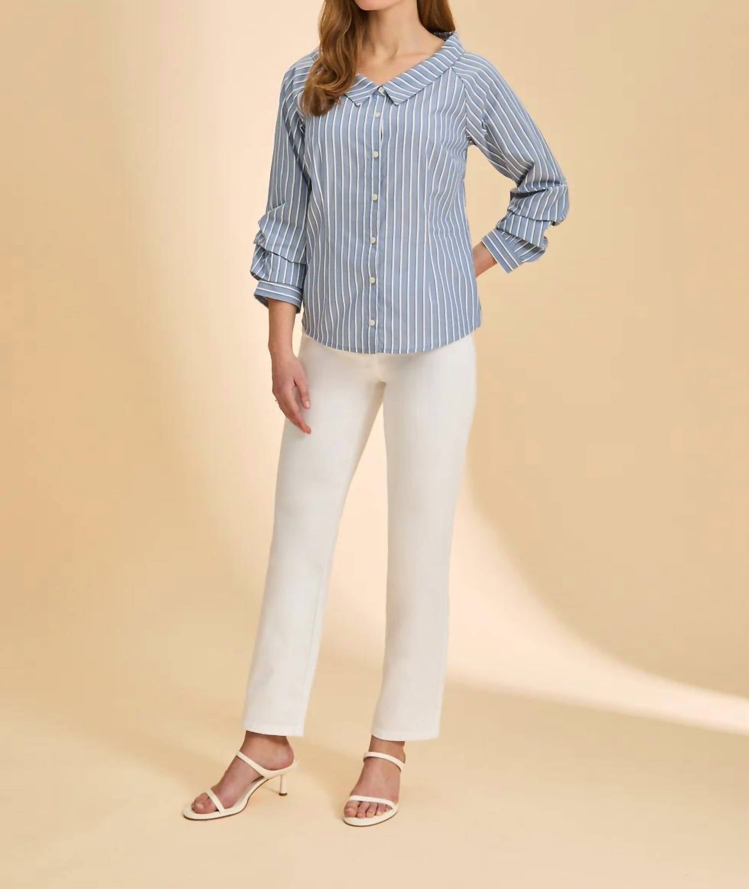 Fdj - 3/4 Sleeve Boatneck Shirt