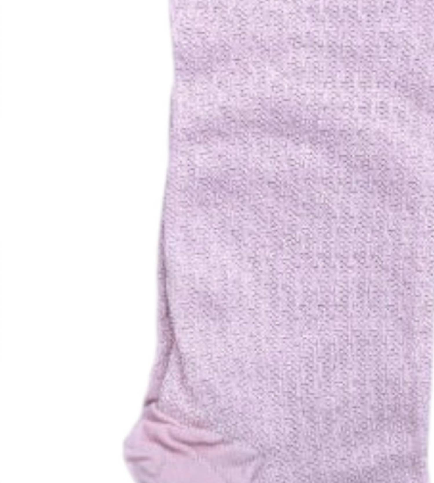Preggers by Therafirm Women's Maternity Support Trouser Socks in boho pink - women's accessory - detail view