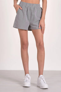 Elan - Gingham Pull-on Short