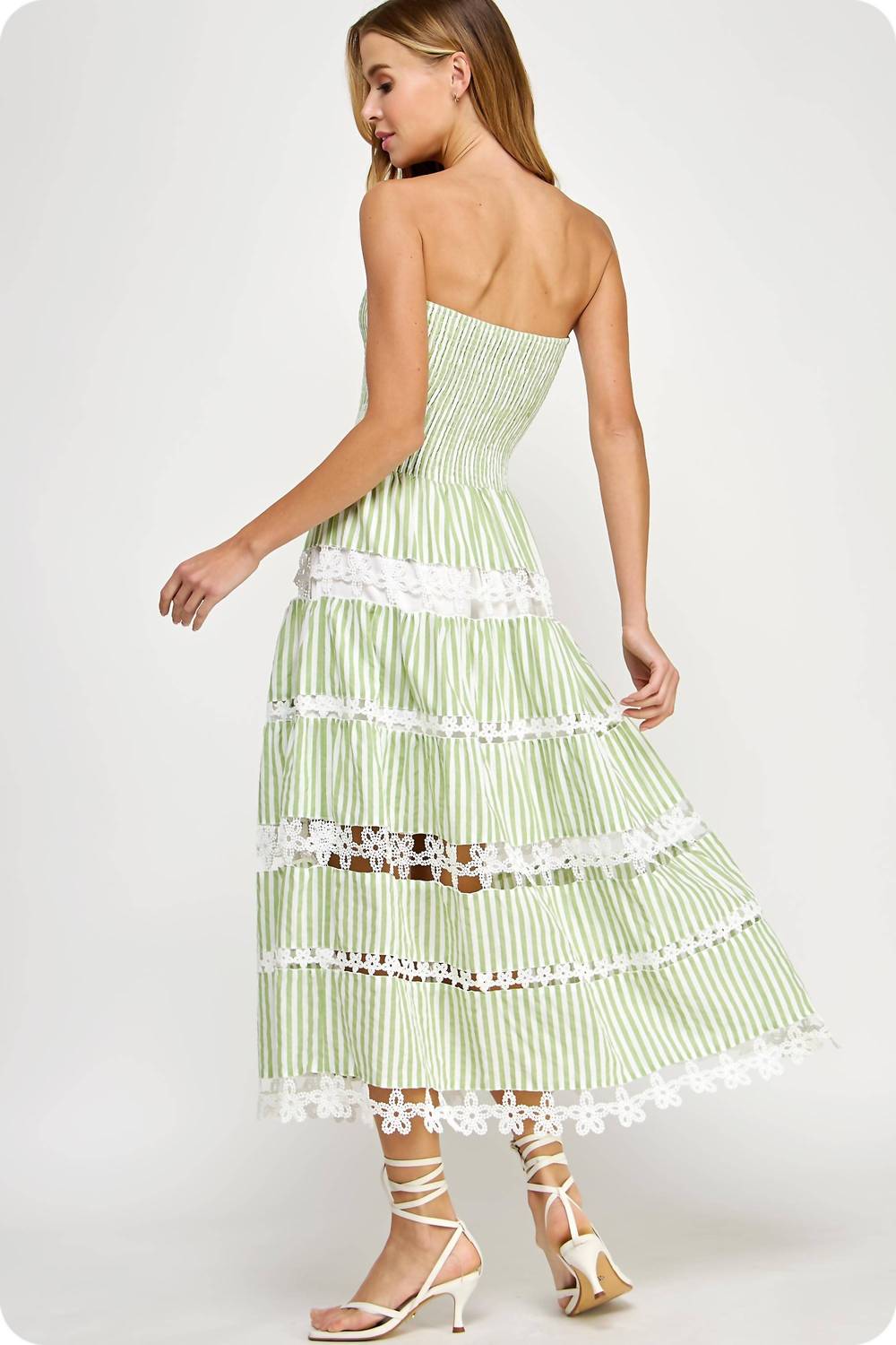 Strut & Bolt - Lena Eyelet Midi Dress