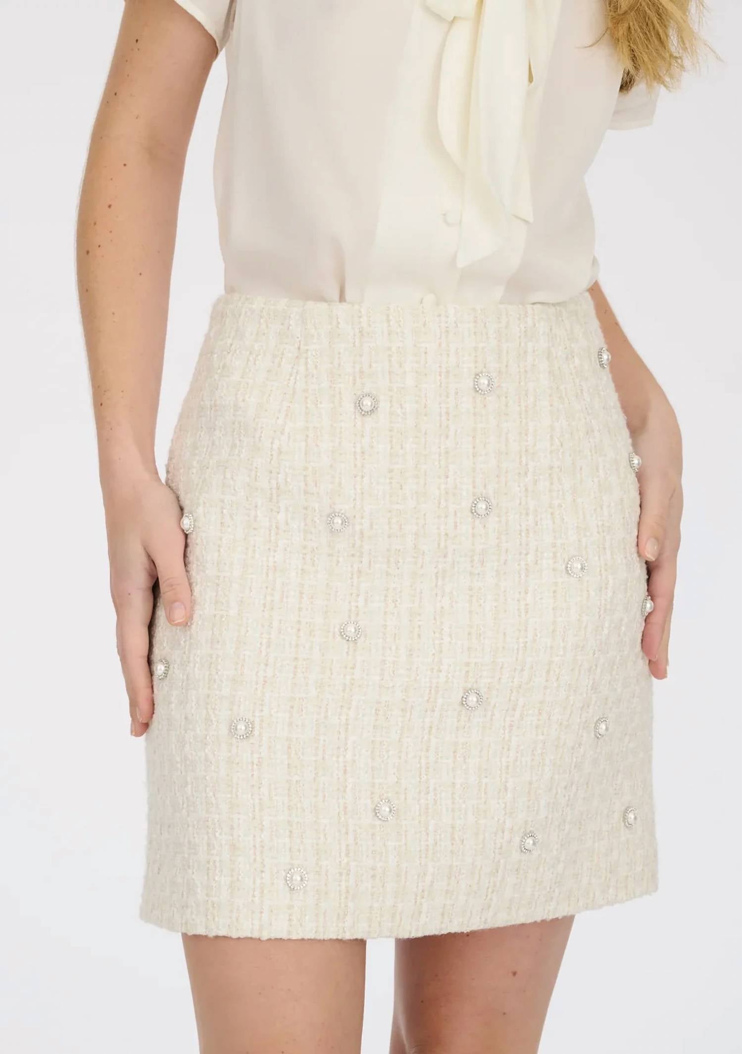Weill - Tweed Mini Skirt
