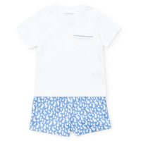 lila + hayes Walker Short Set in easter time blue - item - detail view