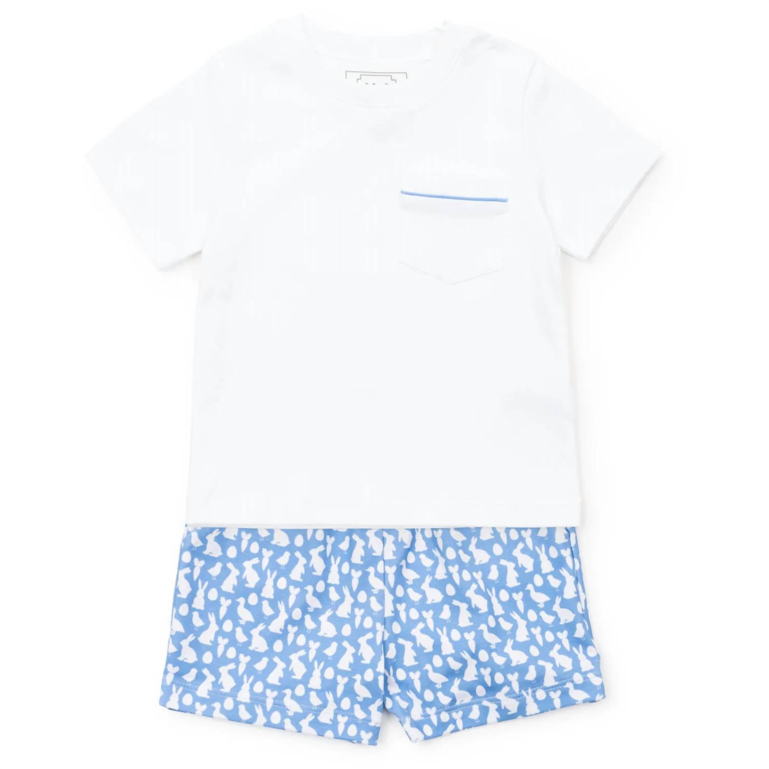 lila + hayes Walker Short Set in easter time blue - item - detail view