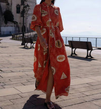 KIVARI Vacanza Maxi Dress in red - women's dress - view 6