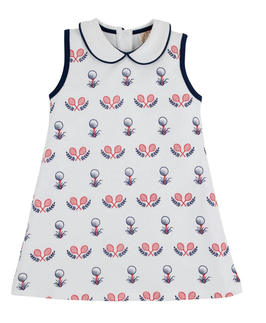 The Beaufort Bonnet Company - Girls' Sleeveless Maude's Peter Pan Collar Dress