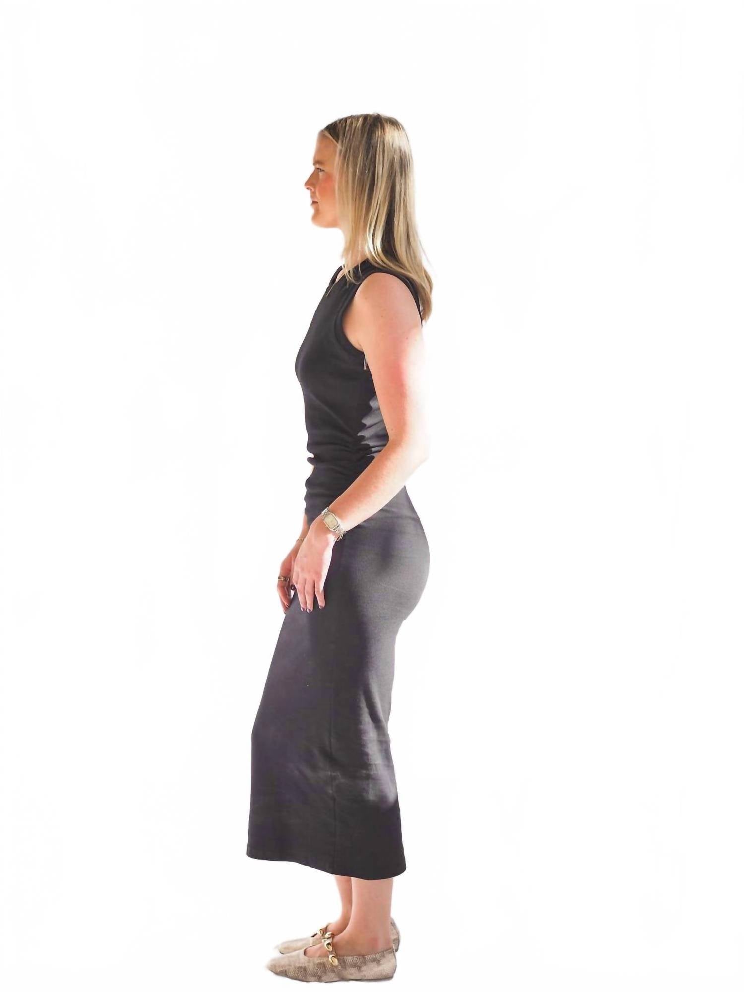 Bishop + Young - Sleeveless Rib Midi Dress