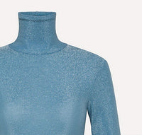 Forte Forte - Women's Lurex Turtleneck T-shirt