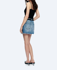 Bayeas - Distressed Mini Skirt