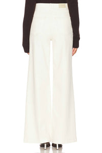 PISTOLA Lana High Rise Wide Leg Jeans in ecru - women's pants - view 4