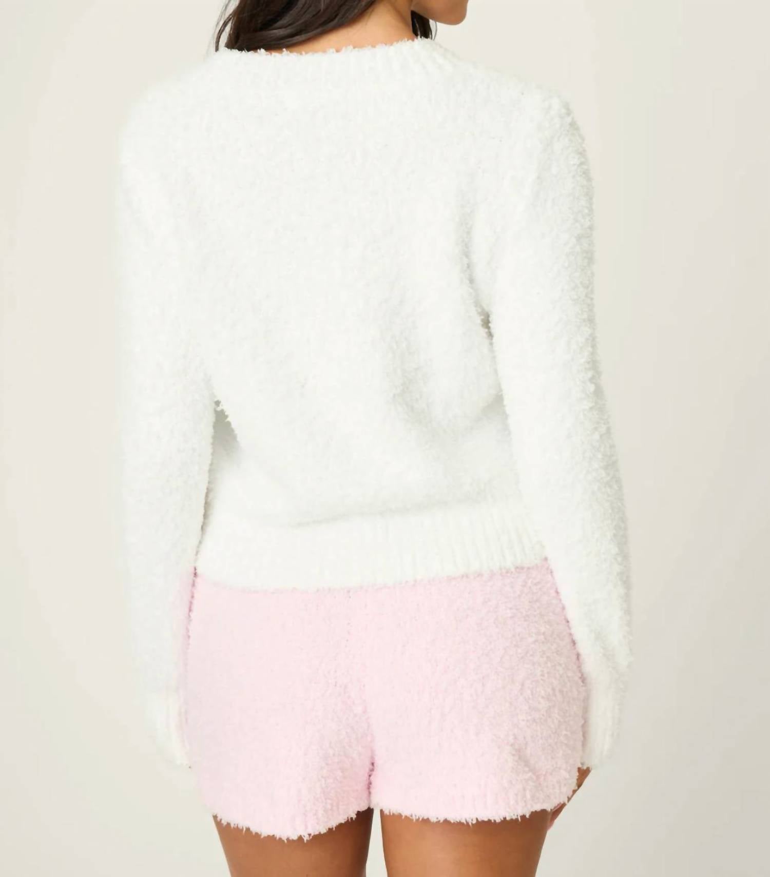 Pj Salvage - Bundle Up Boucle Long Sleeve Top