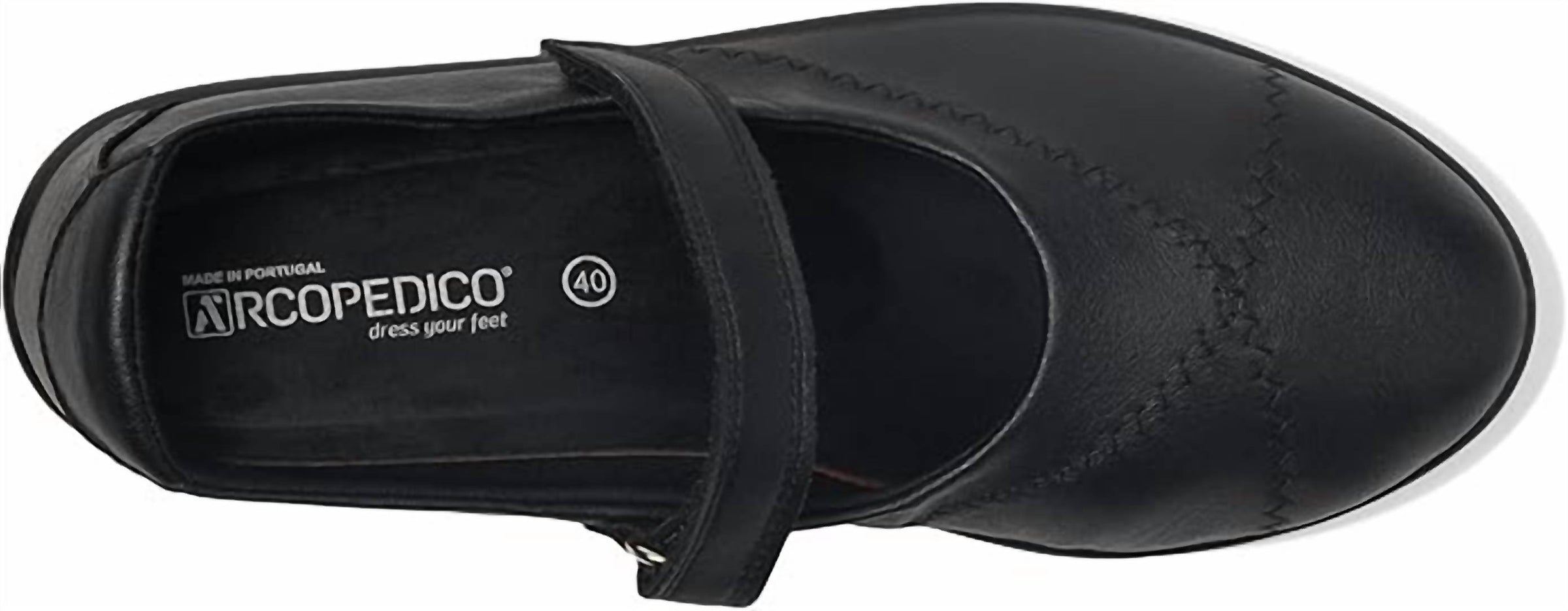 ARCOPEDICO Women's Triglav Mary Jane Casual Shoes in black - women's flats