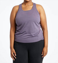 Oiselle Flyout Racerback Tank Top in twilight 1 - women's tank top