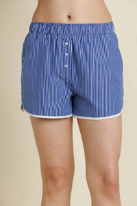 Aureum Thank You Boxer Short in blue - women's shorts