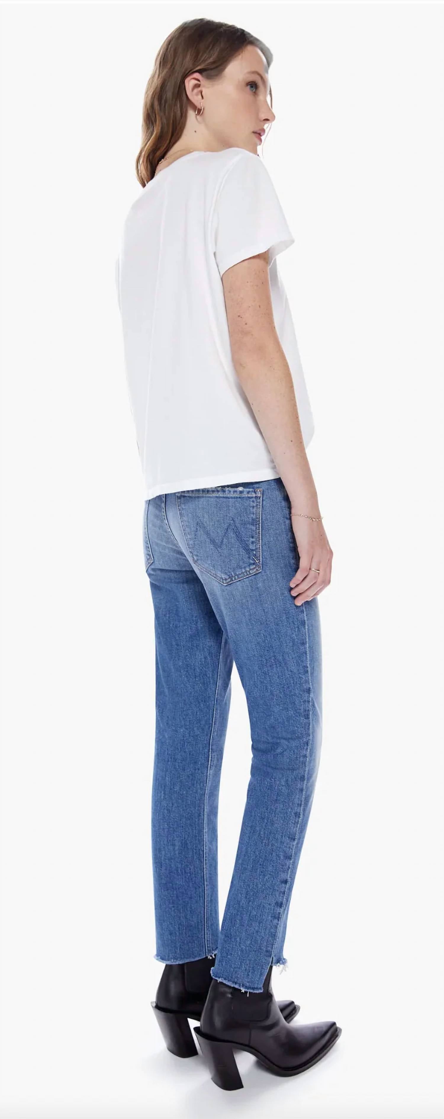 Mother - Dazzler Mid-rise Ankle Fray Jeans